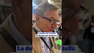 La dedica di Civitelli: un disegno per Rainews.it