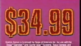 Game Genie (Sega Genesis / Mega Drive) - Retro Video Game Commercial / Ad
