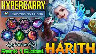 HyperCarry Harith Supreme No.1 Gameplay! - Top 1 Global Harith by ꧁&fnof;ลв&dagger;&oslash;я꧂ - Mobile Legends