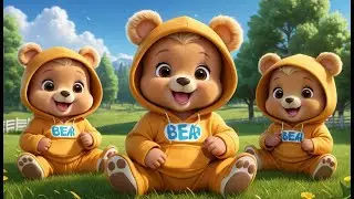 Five Little Bears Counting Song | Fun Number Rhyme for Kids | Playful Learning Adventure