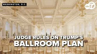 Judge could possibly deny request to stop White House ballroom construction
