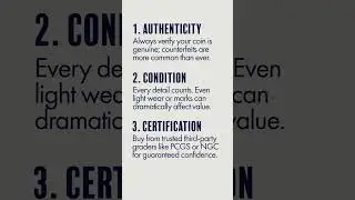 3 Thigns to Know Before Buying Coins