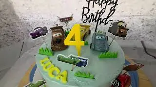 Cars Lightning Mc Queen Torte Kinder-Geburtstags-Torte Birthday Cake