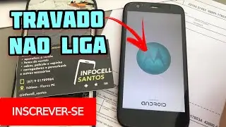 MOTO G1 TRAVADO NA LOGO - NÃO LIGA | RESOLVIDO!!