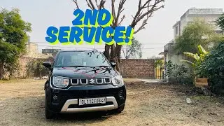 Maruti IGNIS 2nd Service ....AMT IGNIS ZETA