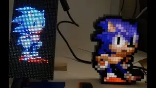Animated LED Sonic Pixel Frame with ESP8266 & Arduino