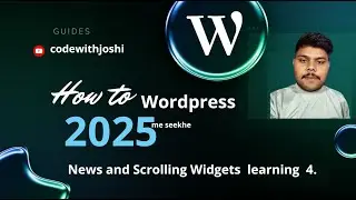 WORDPRESS ME What are WP News and Scrolling Widgets | in Hindi