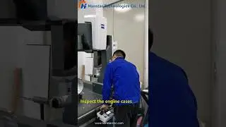 High precision inspection of custom machining components #cncmanufacturer #inspection #ZeissCMM