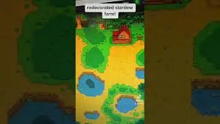 stardew valley, 100% year 6 farm decoration! #stardew #stardewvalley