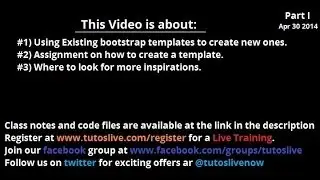 Customize Bootstrap Templates
