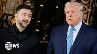 FULL ARRIVAL: President Trump Meets Zelenskiy at Mar a Lago as Ukraine War Talks Intensify | AC14