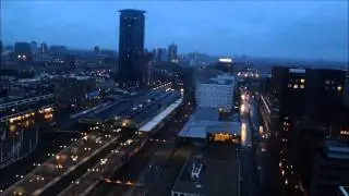 Turning dark on the Hague HS station