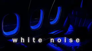 DARK Night Flight. JET ENGINE SOUND and Plane Ambience for DEEP SLEEP and RELAXATION