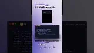 ✨ Stunning Animated Dropdown Menu with HTML & CSS! 🚀