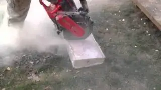 Guardian Blade D11031 DITEQ cutting reinforced concrete with re-bar Dry