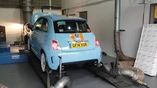 Abarth 500 Stage 1 Remap and pop and bangs