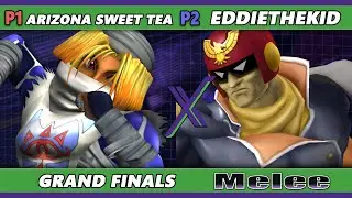 S@X 516 GRAND FINALS - Arizona Sweet Tea (Sheik) Vs. EddieTheKid (Captain Falcon) Smash Melee - SSBM