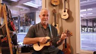 Flight Victoria Solid Spruce Top, Acacia Tenor w/ Soundwave P/U with Stu Zonder