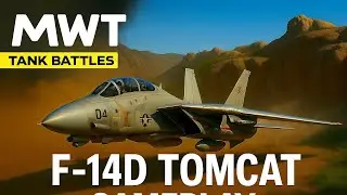 MWT Tank Battles F-14D Tomcat Fighter Jet Gameplay ! #mwt #mwttankbattles #maverick #f14tomcat 