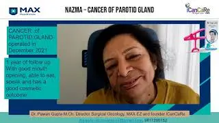 NAZMA Ca of Parotid Recovery after treatment
