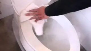 Verwendung eines Dampfreinigers zur Reinigung von Toiletten