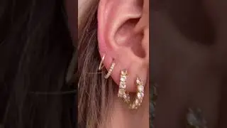 Wie viele Ohrl&ouml;cher k&ouml;nnt ihr hier z&auml;hlen?👂 #ohrringe #925sterlingsilver #schmuck #jewelry
