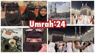 Umrah Vlog'24🕋 Full Makkah journey😍 performing umrah/making beautiful memories❤️ trying new coffees
