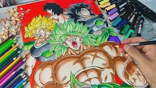 As&iacute; dibujo a Broly y todas sus transformaciones de Dragon Ball