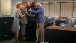 The Mary Tyler Moore Show- Last Scene  Big Hug
