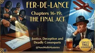 🎭 FER-DE-LANCE by Rex Stout - THE FINAL ACT (Chapters 16-19)  Classic Detective Mystery Audiobook 🎭