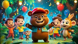 Bhalu Ka Dance 🧸 | Funny Hindi Cartoon Song for Kids | Animal Dance Party in Jungle
