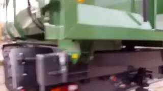 Beautiful Umega grain trailer SPC19 with steering axle