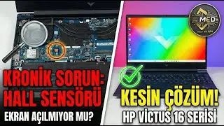 HP Victus Siyah Ekran Sorununa Kesin &Ccedil;&ouml;z&uuml;m! | Hall Sens&ouml;r&uuml;