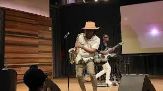 Adrian Crutchfield and friends in concert at the New Orleans Jazz Market for Alzheimer Awareness