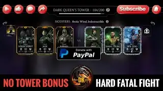 Fatal Dark Queen's Tower 184 & Reward 🎮 Mortal Kombat Mobile/MK Mobile #mortalkombatmobile #mkmobile