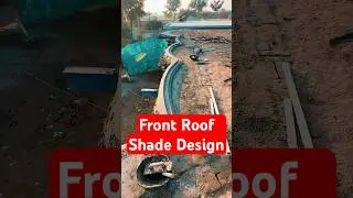 Front Roof shade design completion #2026 #construction #house #گھر_کی_تعمیر #homeconstruction #work