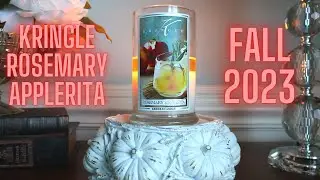 Candle Review: NEW Fall 2023 Kringle Candle Rosemary Applerita 🍎
