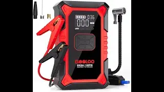 GOOLOO A3 Jump Starter with Air Compressor