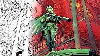 HEART EYES #1 cover coloring time-lapse + narration
