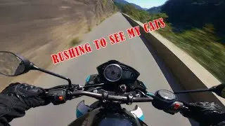 Rushing to my moms to see my cats | RAW | Z750 | ENGINE SOUND ONLY |