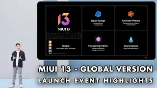 MIUI 13 Global Version - Launch Event Highlights ( Xiaomi MIUI13 - Redmi Note 11 Pro 11S )
