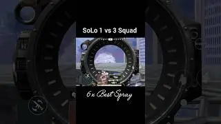 SoLo VS Squad 😱 1 v 3 Clutch 🥷 6x Best Spray Gameplay ScarFall 2.0 #scarfall2 #viral#gaming#shorts