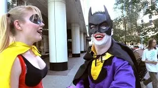 JOKER & HARLEY QUINN play Batman & Robin - Real Life Superhero Movie! - TheSeanWardShow