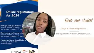 UNISA Final year students 2024 | College of Accounting Science |UNISA Registration 2024 #unisa
