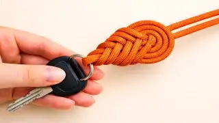 Keychain Made from a Simple Rope | A Smart Knot with a Luxury Look