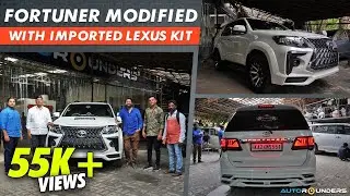 New shape for a Fortuner with imported Lexus Kit | Karnataka to Mumbai