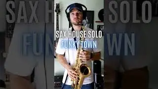Funky Town - Acraze 🎶 Sax Solo 🎷#funkytown #acraze #80s #house #saxophone #musician #edm #djsax