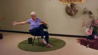 Creative Somatics with Melanie Starr - Gentle Somatic Yoga Flamingo in a Chair