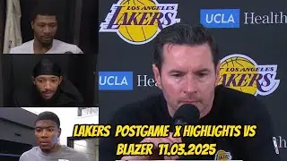 Lakers vs Blazers | Postgame Interviews x Highlights: Smart, Rui, Smith Jr, Coach JJ Redick