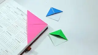 How to Make an Origami Corner Bookmark |Super Easy Tutorial with Step-by-Step Guide